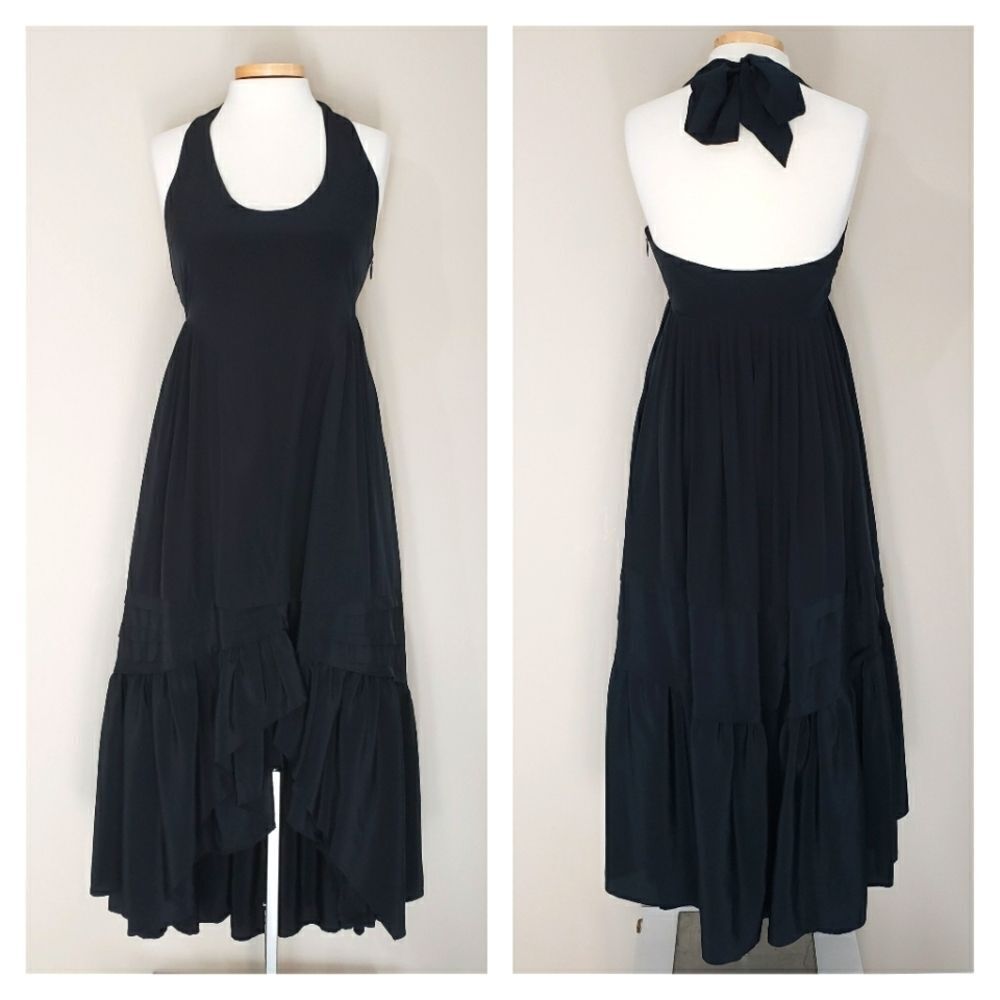 100% Silk Juicy Couture Black Dress